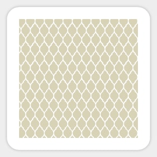 Gold Vintage Abstract Pattern Sticker